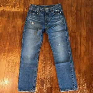 Levi’s premium 501 buttonfly straight jeans